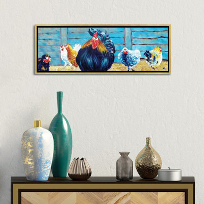 « Cocksure » par Kim Haskins-vue panoramique, reproduction d’art sur toile