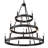 Emmalynn 18 - Light Steel Dimmable Round Chandelier