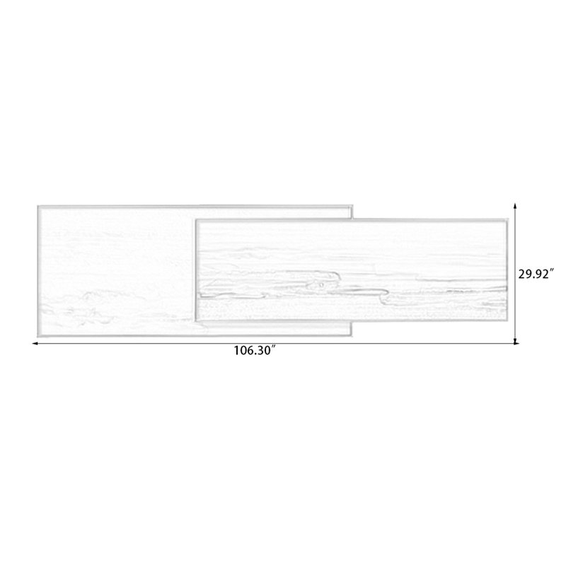 «Neutral Tones Seaside Abstract», H 29,92 po x l 106,30 po