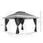 Cassy 3.5m x 3.5m Iron Pop Up Gazebo-871222026