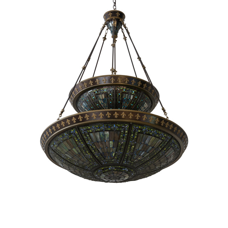 Fleur-de-lis 14 - Light Chandelier