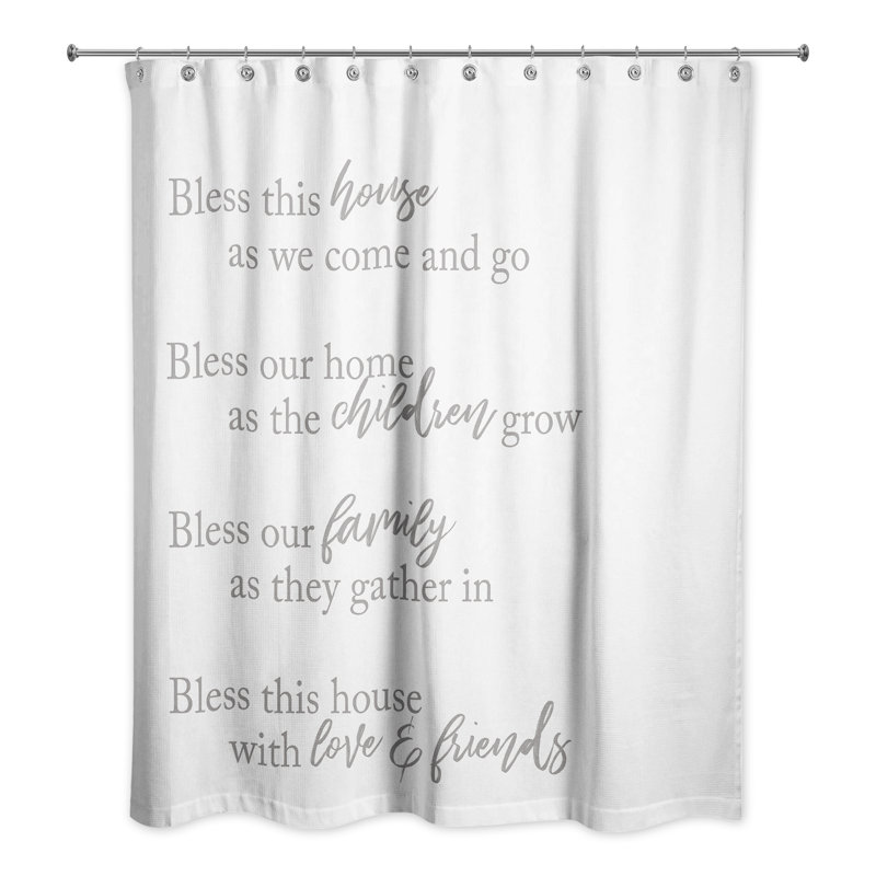 Rideau de douche Bless This House