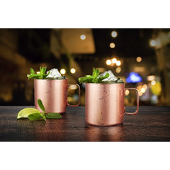 Jigger: 1-2oz Hammered Copper for Moscow Mules by Copper Mug Co.