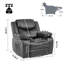 Chaise de salon inclinable et pivotante Crovetti-1208283648