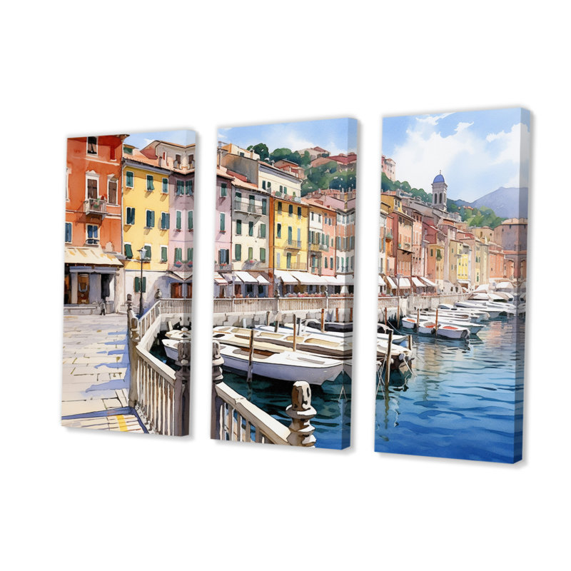 Impression sur toile tendue 3 pièces, H 28 po x l 36 po x P 1 po