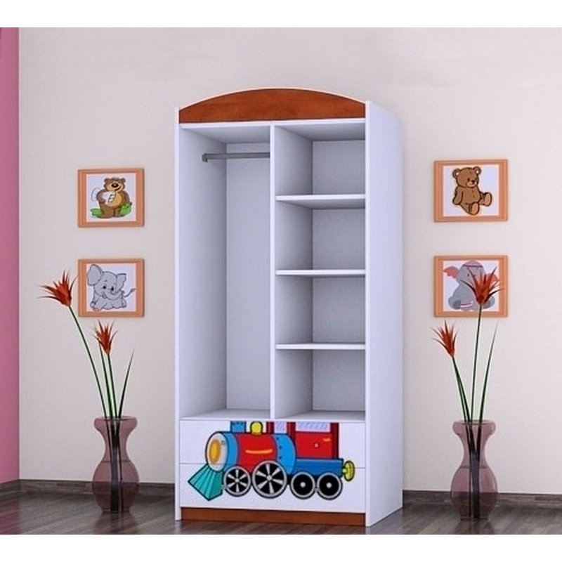 Christy 2 Door Wardrobe, Red