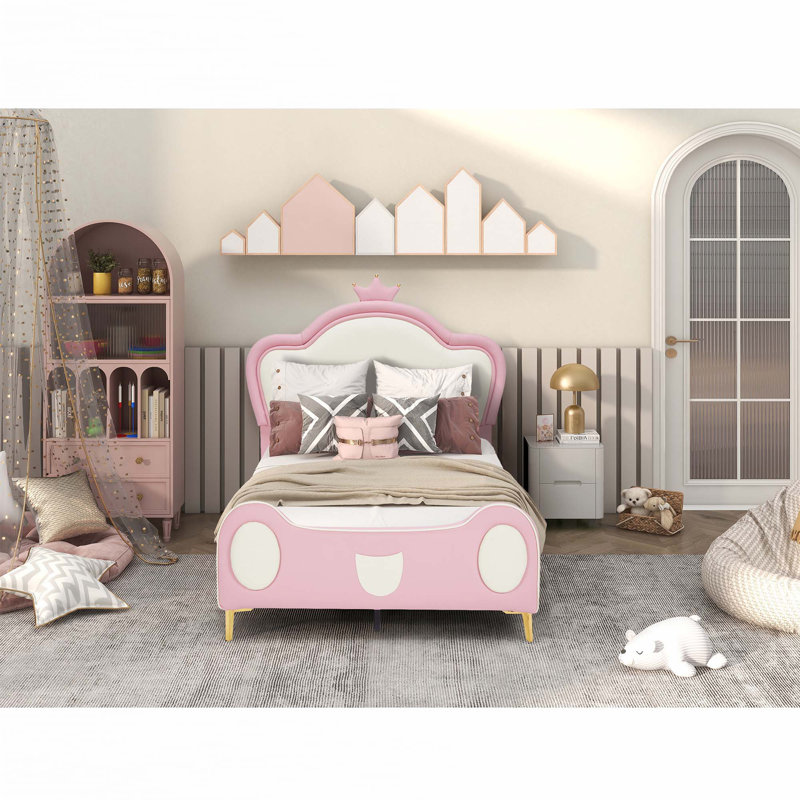 PU Upholstered Platform Bed