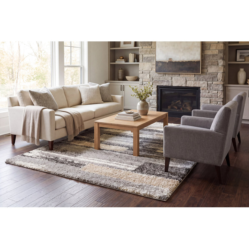Donna Abstract Indoor Rug, Rectangle 5'3" x 7'7"