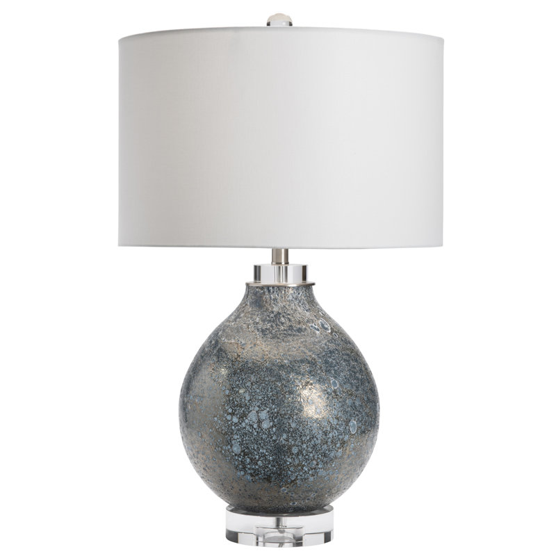 Lampe de table en verre
