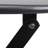 3 Pieces Patio Bistro Balcony Metail Chair Table Set-Gray-1268060819