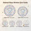 Panneau de fenêtre en verre pour décoration intérieure American Eagle USA 250th Anniversary ， 7,8H-126676231