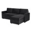 Tannum 3 Seater Velvet Sofa Bed-2098904823