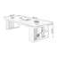 Bureau de direction rectangulaire en bois massif noyer-631375771