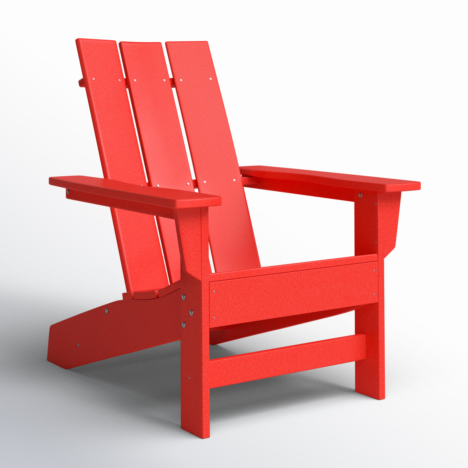 Ratcliff Adirondack Chair, Bright Red