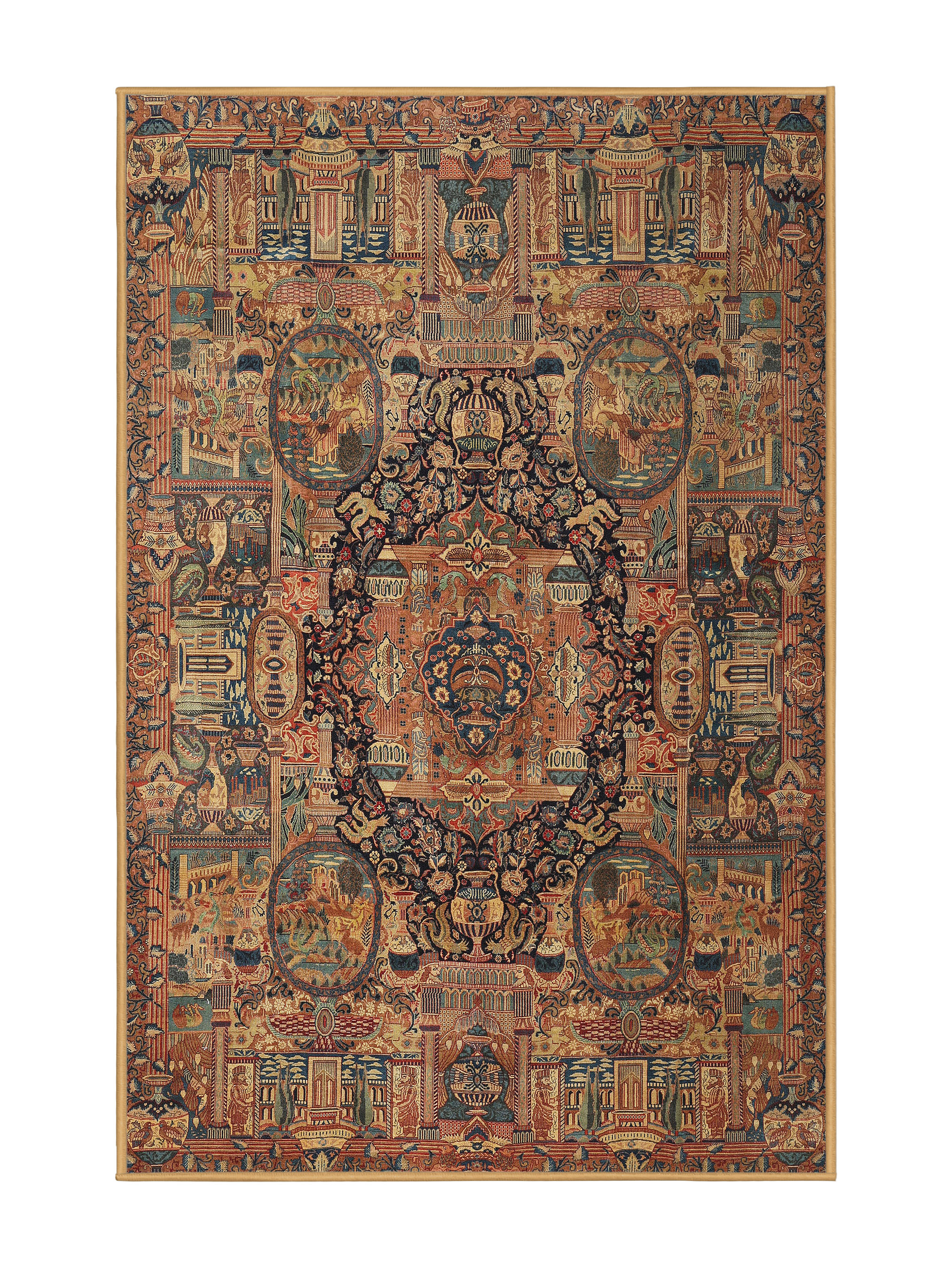 Canora Grey Ceaira Oriental Machine Woven Multi Area Rug | Wayfair