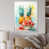 White Floater Framed