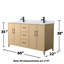 Elan 66'' Double Bathroom Vanity with Marble Top-1951351508-1993474012-1993474015