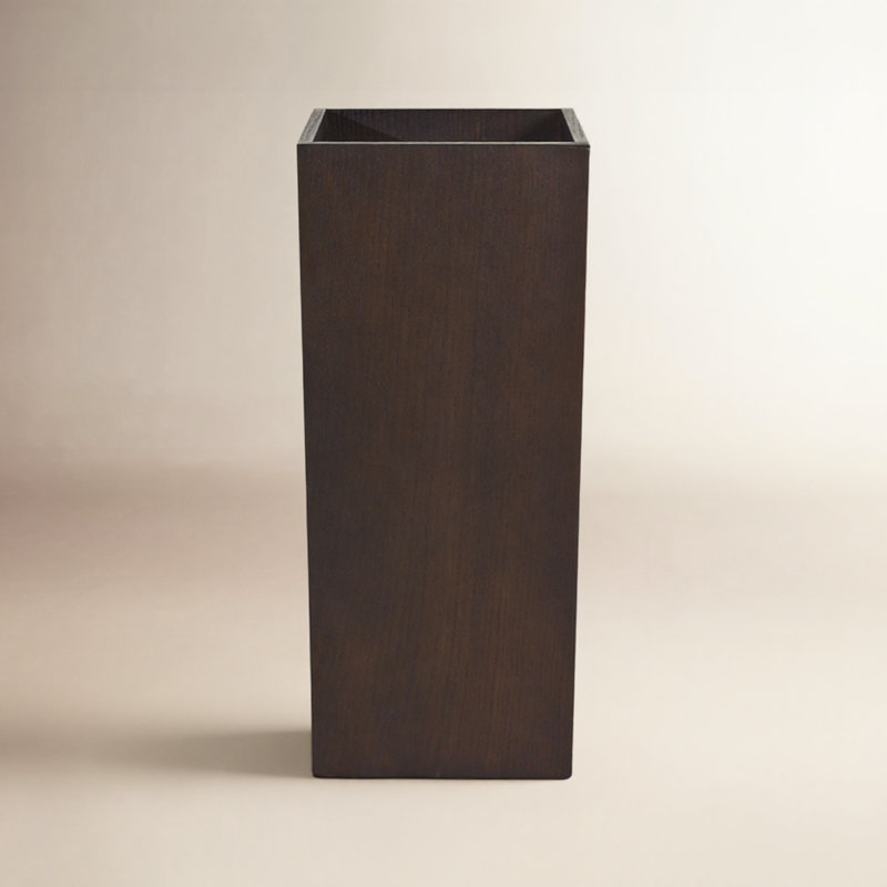 Pot à fleurs d'intérieur Pangea Home - Supports à plantes d'intérieur modernes en bois - Hauteur de 48 po - Entièrement assemblé pour les plantes d'intérieur - Pot à espresso brun