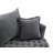 Oversized Round Button Tufted Swivel Chair With Faux Fur Pillows And 360-Degree Swivel-111054434