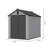 6*8Ft Plastic Backyard Shed - Ample Storage & Easy Assembly Outdoor For Tools Access