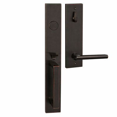 Ensemble de poignées avec levier Delray en bronze huilé Bravura 973-839 Dummy Montgomery - R