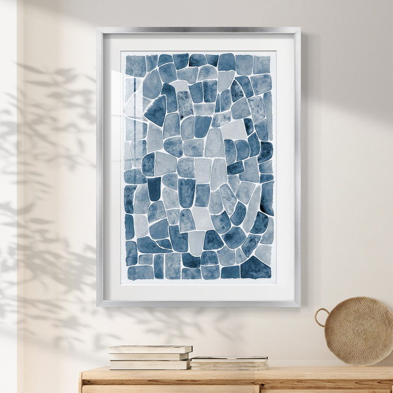 Walkways IV -Framed Print, 28.5" H x 20.5" W, Silver