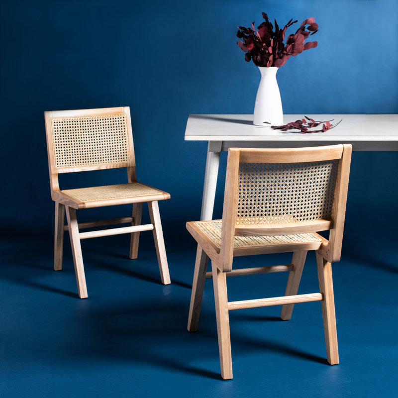 Atticus Cane Dining Chair, Natural
