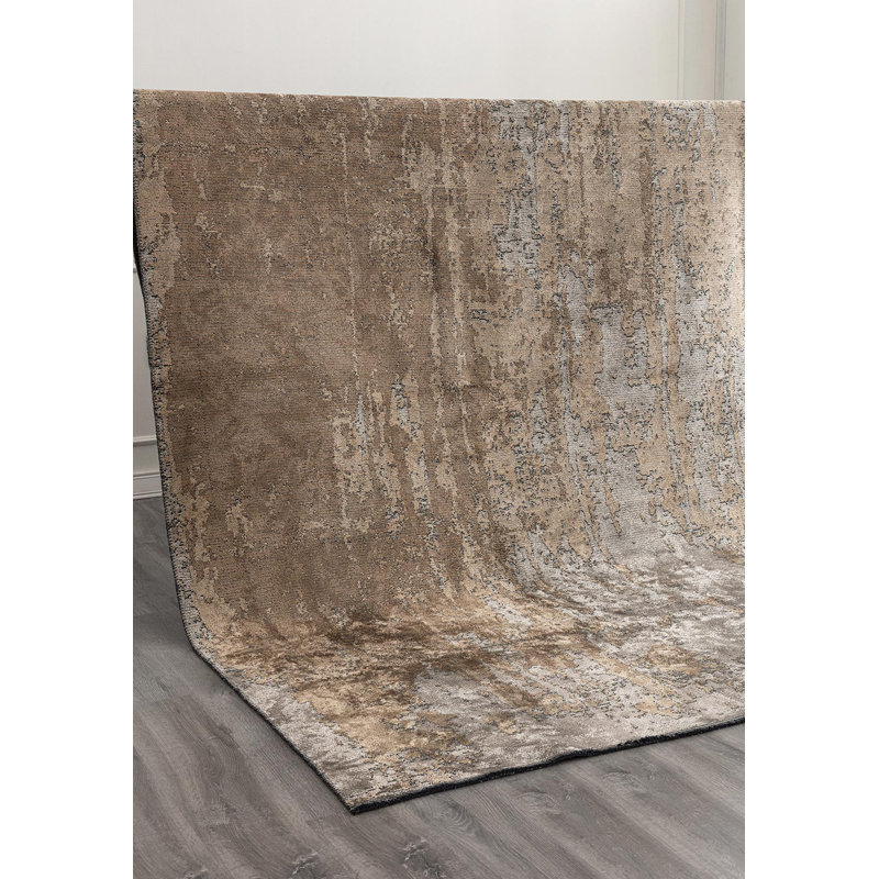 Rapture Abstract Area Rug, Rectangle 6'7" x 8'3"