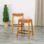 Tabouret de comptoir 24 po, siège en cuir-46225143-46225136