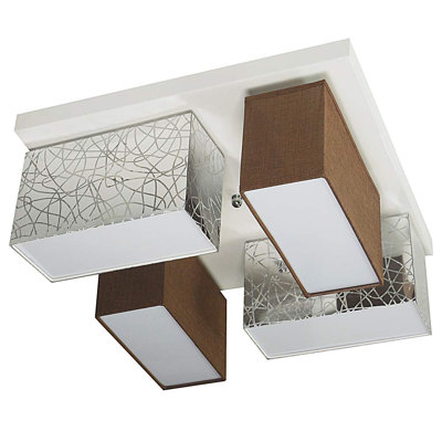 Pasko Fabric Semi Flush Mount