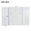 Lit escamotable mural Murphy avec portes de rangement-178572604