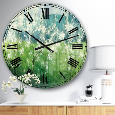 Green Mountain Spring - Traditional wall clock