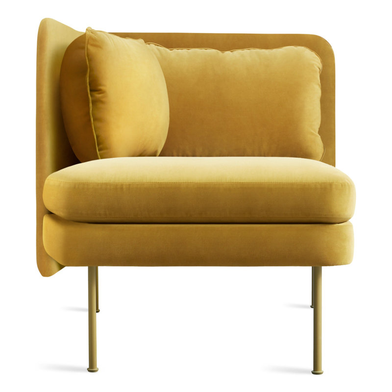 Bloke Chaise Lounge, Rostenkowski Blue, Rostenkowski Blue, Right Hand Facing