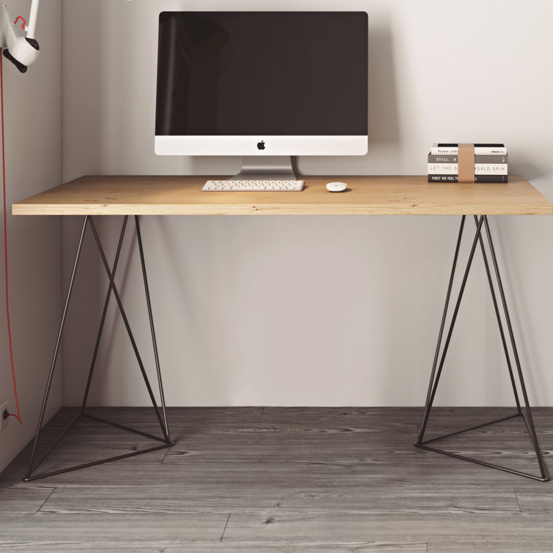 Cuyuna Writing Desk, Black, Oak