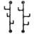 Charmin Iron Wall-Mounted Coat Rack