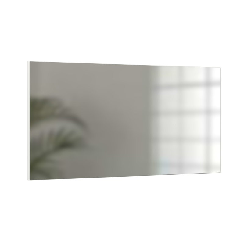 Migel Flat Wall Mirror, White