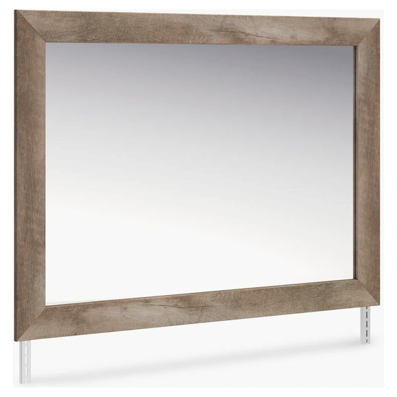 Johnnell Engineered Wood Rectangle Mirror