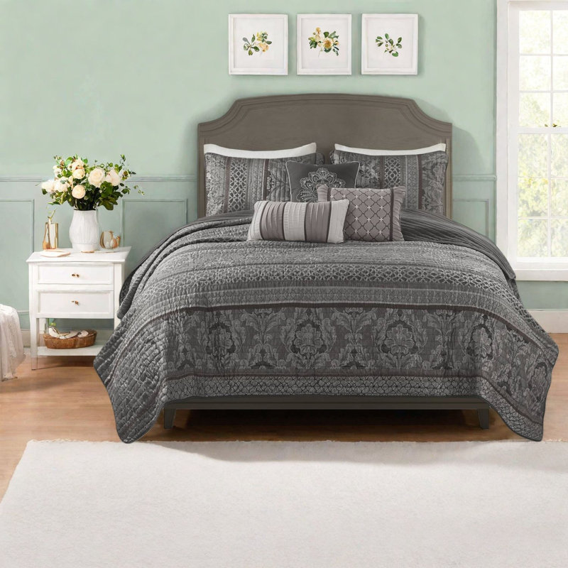 Ensemble de literie, jacquard de polyester maison de campagne moderne