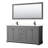 Avery 72'' Double Bathroom Vanity with Quartz Top-98213412-98213414-98213411