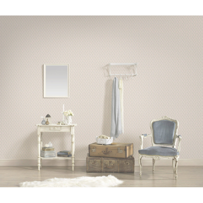Maison Charme Floral Forget Me Not Motif 10.05m x 53cm Wallpaper Roll, Navy
