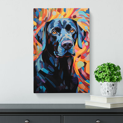 Labrador Retriever Orphism - Wrapped Canvas