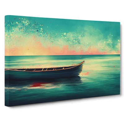 Boat Paint Splashed Vol.3 - Wrapped Canvas