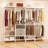 Shande 74'' Closet System with Drawers-99171485