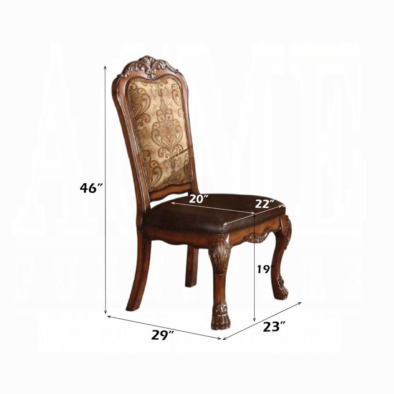 Chaise d'appoint Dresden (ensemble de 2)