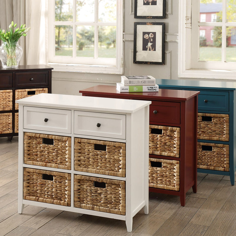 Armoire blanche 6 pour la maison avec cadre en bois et console de placage de rangement