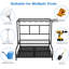Garden Tool Organizer with Hooks, Yard Tool Rack Garage Organization