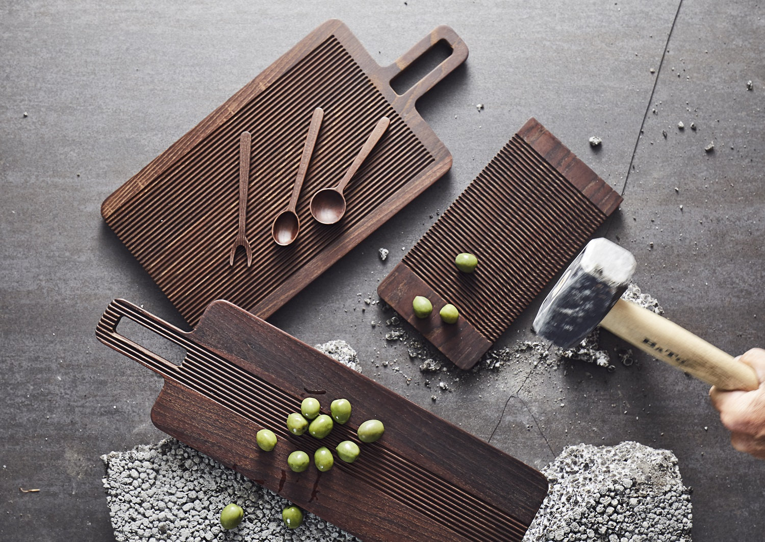 Spunk Rectangle Wood Tray
