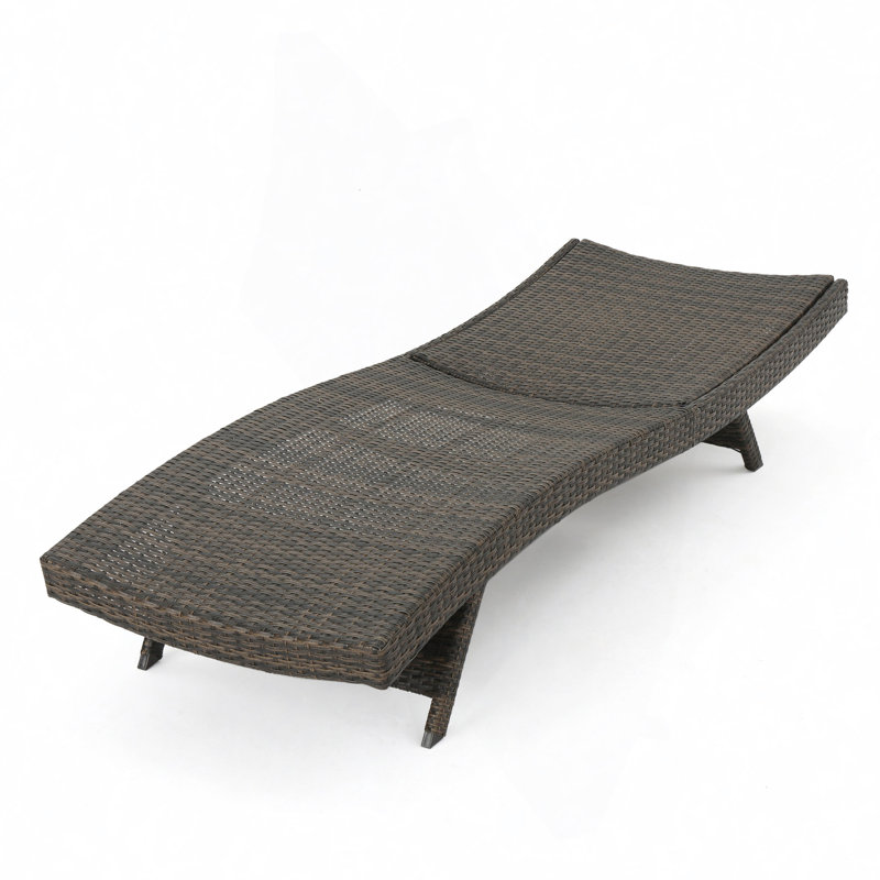 Fauteuil en osier PE, Moka
