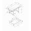 Bureau d'ordinateur, bureau personnel, ordinateur portable, tiroirs de rangement, L 48 po, travail, métal stratifié gris, contemporain, moderne-1724892556