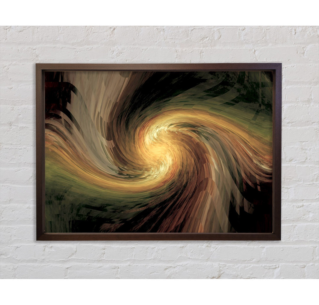 Swirls Of Light - Einzelner Bilderrahmen Kunstdrucke auf Leinwand